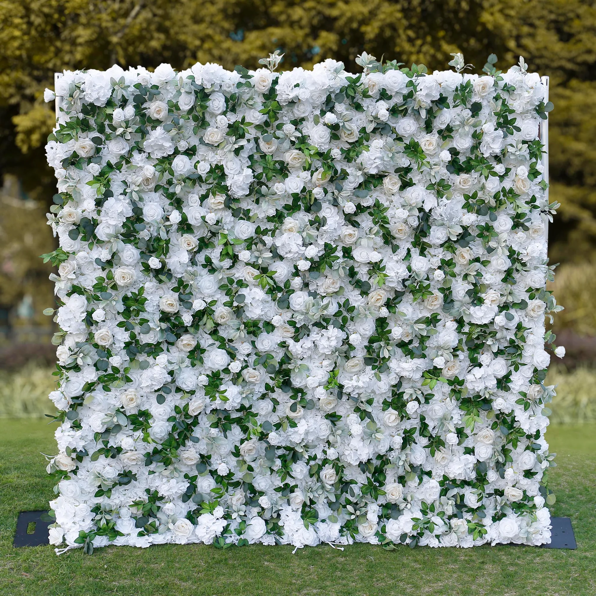 White Petal Flower Wall - Imagen 2