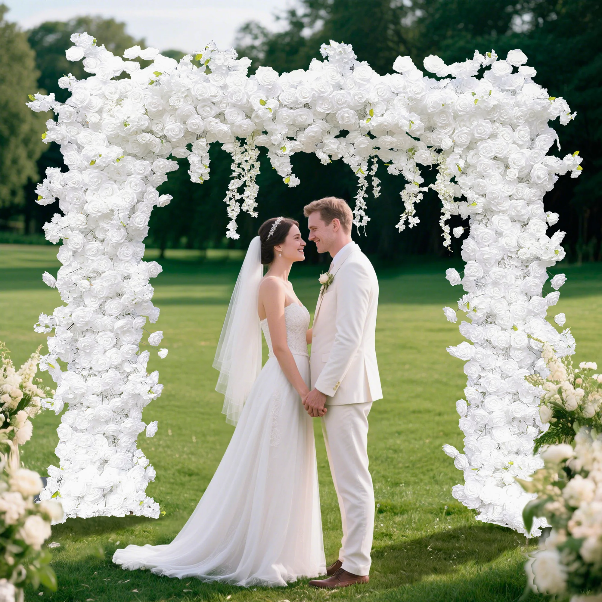 White Flower Arch