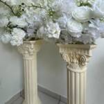 Set de Columnas (Con Flores All White) +$60.00