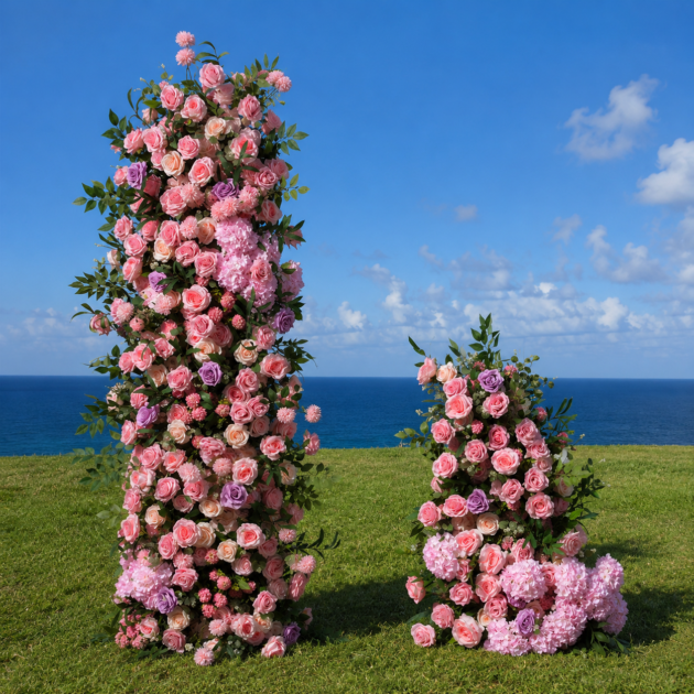Pink Petals Floral Set