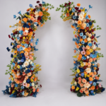 Colorful Floral Horn Arch +$165.00