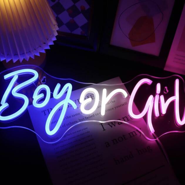 Letrero LED “Boy or Girl”