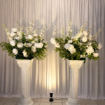 Set de Columnas (Flores Rose Garden) +$70.00