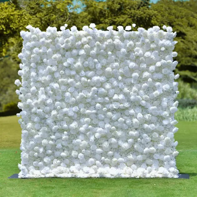 White Petal Floral Wall