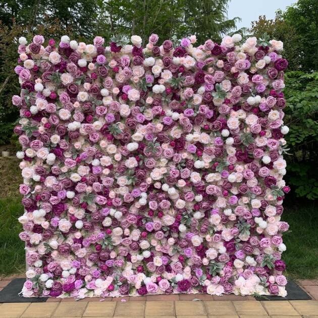 Lilac Garden Floral Wall