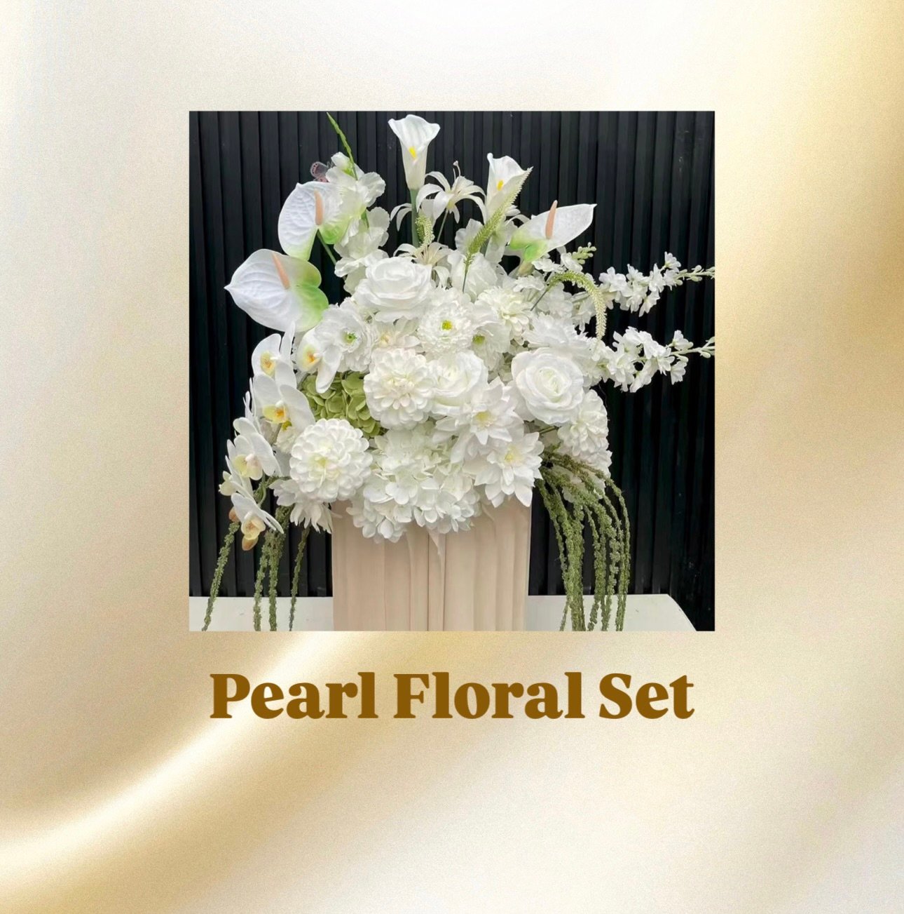 Pearl Floral Set