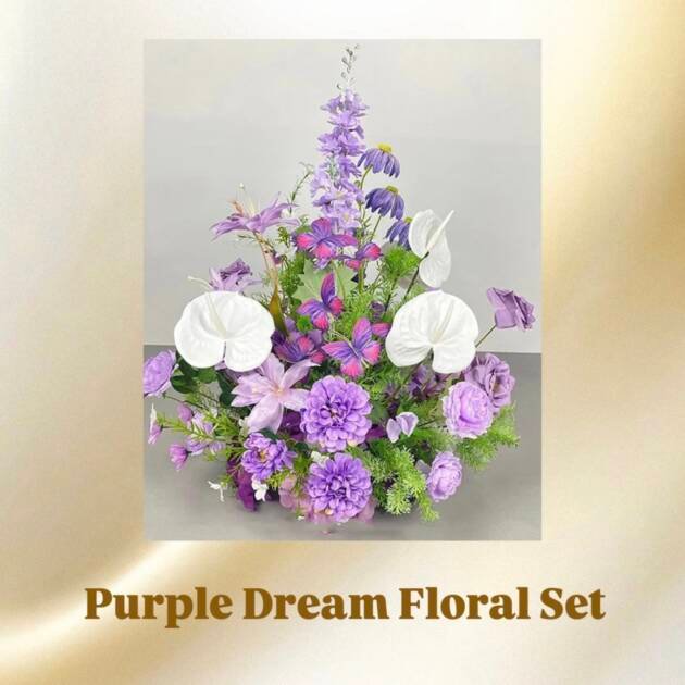 Purple Dream Floral Set
