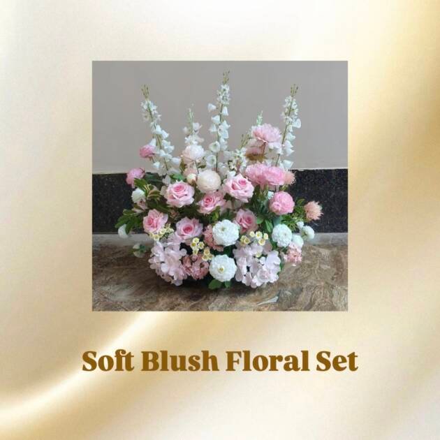 Soft Blush Floral Set